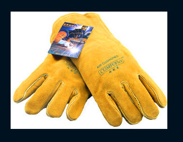 威特仕10-2000牛皮電焊手套 專(zhuān)業(yè)焊接防護(hù)的首選勞保工具